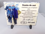 Placa din ardezie personalizata pentru aniversari