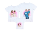 Set tricouri, familie (3buc)