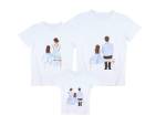 Set tricouri, familie (3buc)