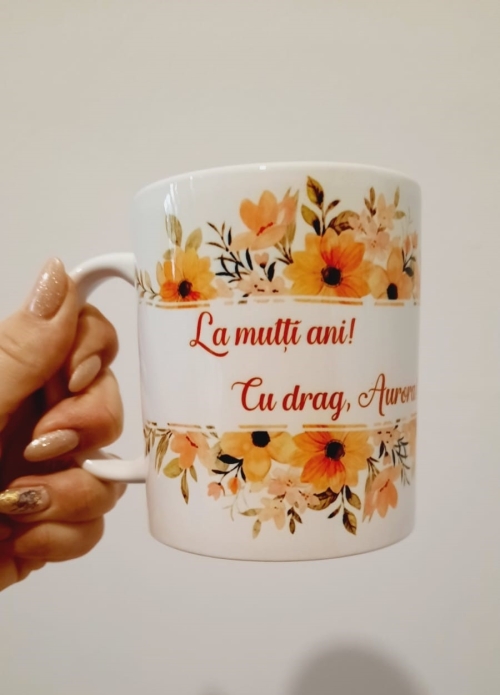 Cană Personalizată de Primăvară