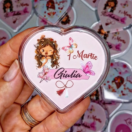 Mărțișor Magnetic Inimă