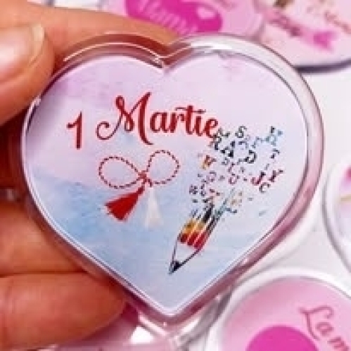 Mărțișor Magnetic Inimă