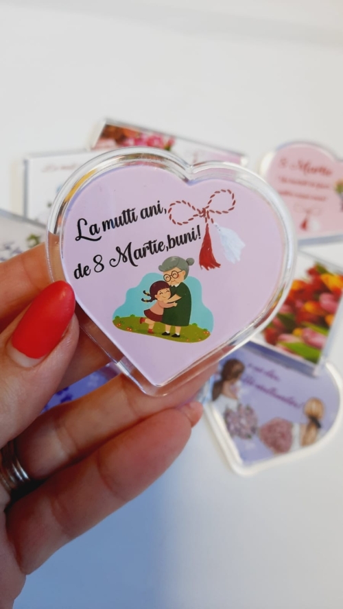Mărțișor Magnetic Inimă