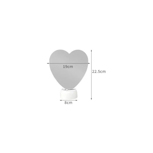 Oglinda magica cu LED - Inima