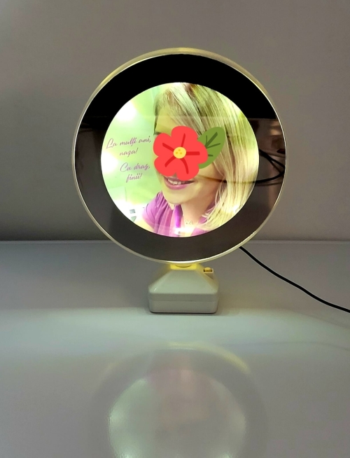 Oglinda magica cu LED - Rotunda