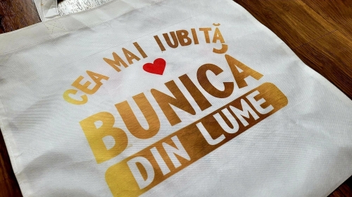 Sacoșă textilă personalizată